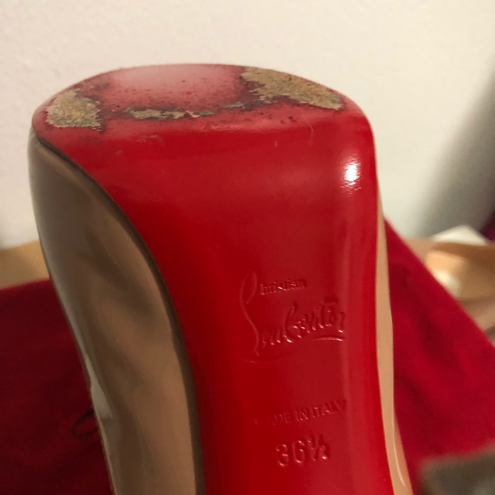 Christian Louboutin Nude Heels - Picture 5 of 7